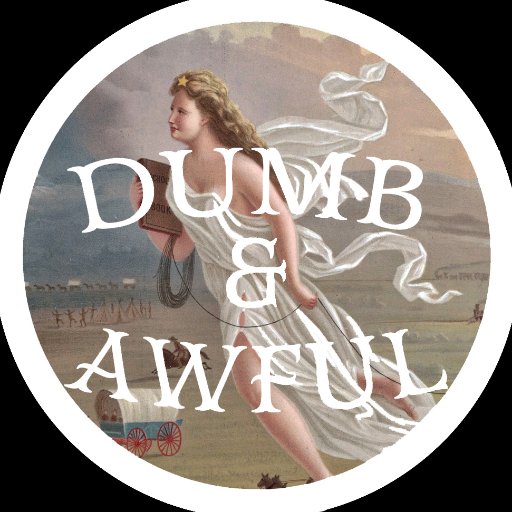 this is the show account for Dumb & Awful, a podcast where an elderly, brain-damaged Slavic man rants incoherently about politics 
@dumbandawful is the personal