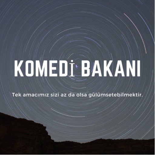 Tek amaç sizi az da olsa tebessüm ettirebilmektir. -- %100 GT -- Mail: komedibakani@hotmail.com