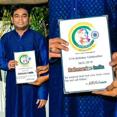 Fans Club - Recognized by The Legend @arrahman