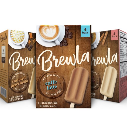Brewla is the best of both worlds, blending popular brewed beverage flavors with decadent ice cream. Our ice cream bars contain high-quality ingredients.
