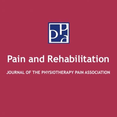 Pain and Rehabilitation - the Scientific Journal of Physiotherapy Pain Association. Free online open access. #research #physiotherapy #pain