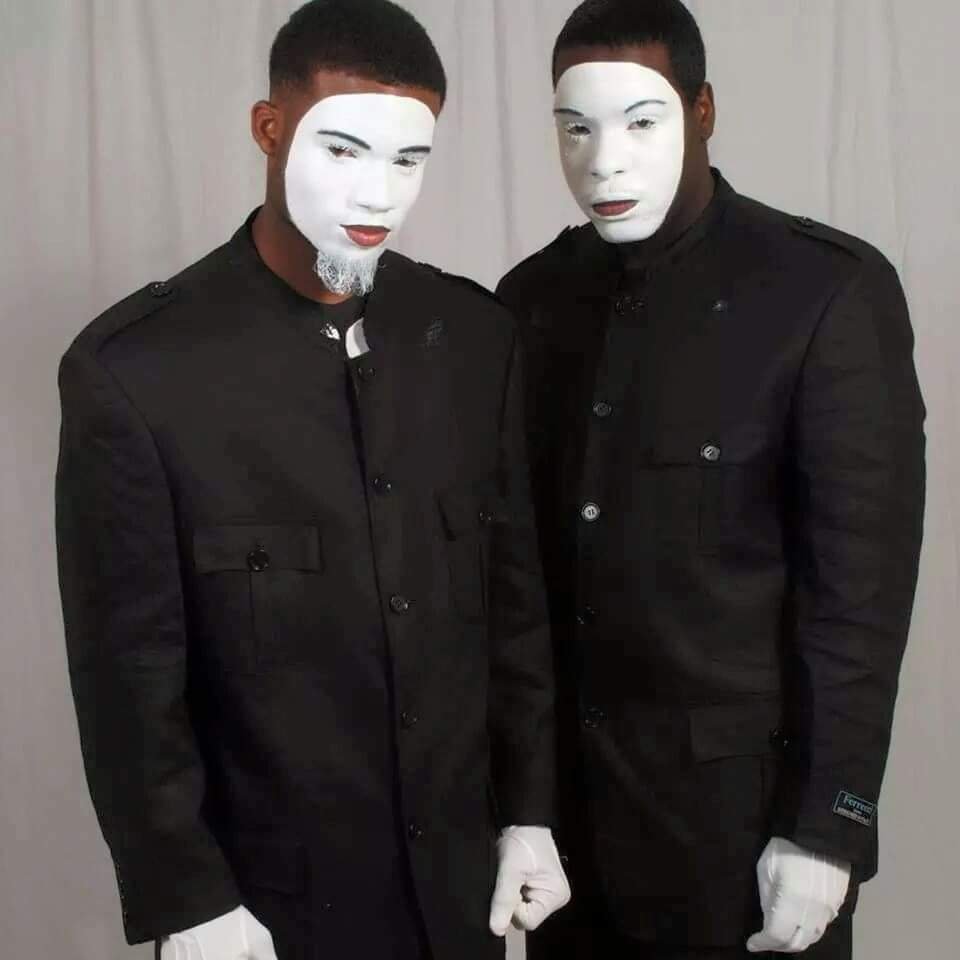 We're not better mimes, We're different mimes 
Bookings via email us at
aandkmime@gmail.com (Gospel Mime)