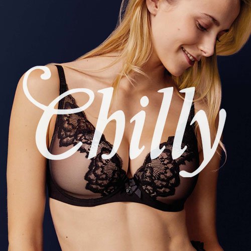 Chilly. 3 winkels op rij met lingerie, nachtmode, badmode. O.a. MarieJo, 
L'Aventure, PrimaDonna, Twist, Aubade, Seafolly, Cyell, Calvin Klein, Tommy Hilfiger