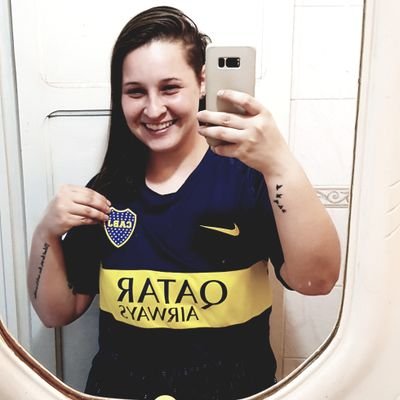 Hincha de boca. chaqueña.