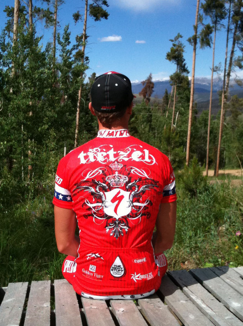 Bike racer, skier, cat dad and cycling clothing sales.