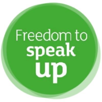 Freedom to speak up guardian/champions for @combinednhs