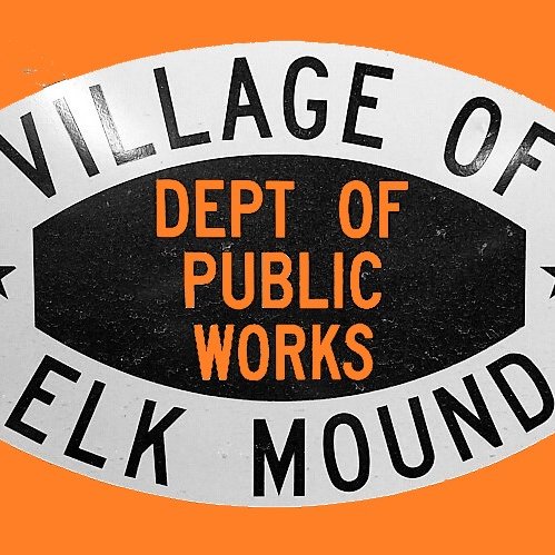 Official Twitter Account for the Village of Elk Mound Public Works Department.