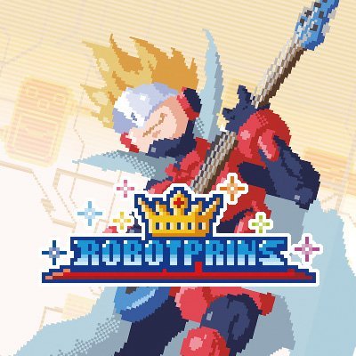 Robotprins is a half-robot, half-prince hero. Whatever he does he is always accompanied by sweet chiptunes. 
I make chiptune and play the guitar!