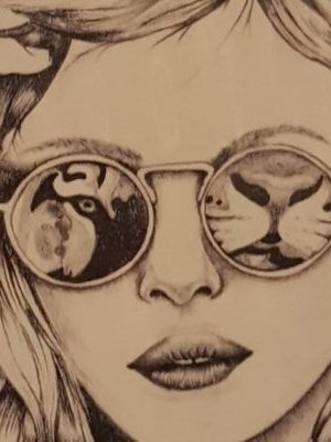 GalleriJava's profile picture. GalleriJava er strukturen av en kvinne i tretoppene der kreativiteten går over i himmelen og sjelen er grunnmuren