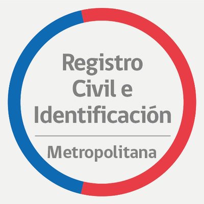Cuenta oficial del Registro Civil de la Región Metropolitana. Te
invitamos a informarte por este canal de nuestras actividades y atenciones.