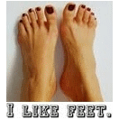 Eu amo pés!
I Love feet!