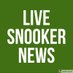 Live Snooker News (@LiveSnookerNews) Twitter profile photo