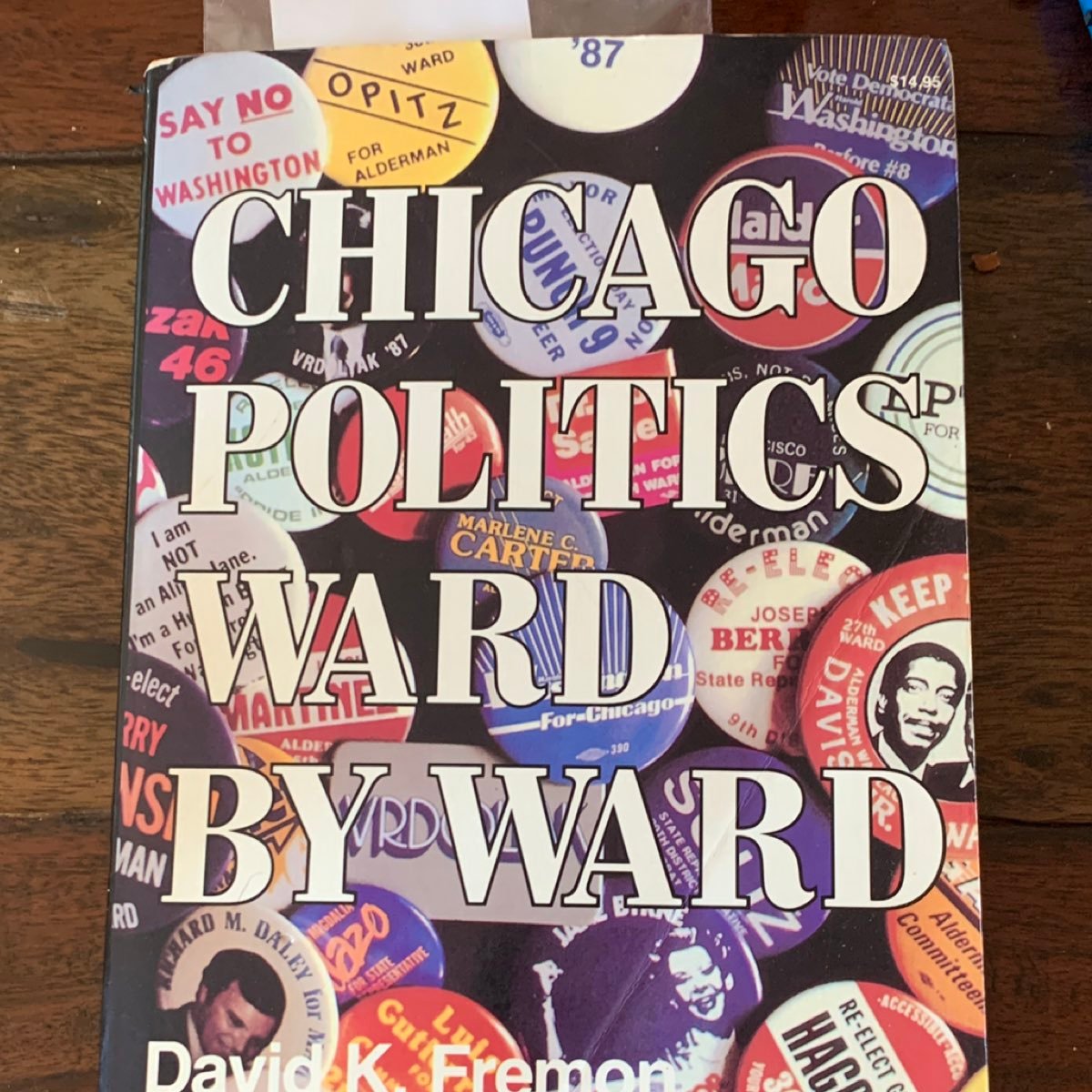 Tweeting Chicago ward politics, both historical and current.  Pictures of Ward Maps currently being shard are from 1988.