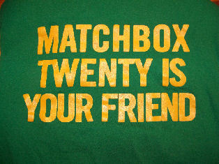 Promoting Matchbox Twenty, and their side projects