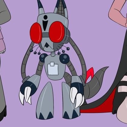 Hi Minnie kitty robot belongs to leya and tada pet I ready for anything look out