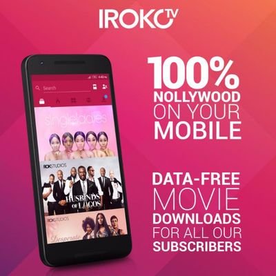 Watch Latest Movies with IROKOTV App for as low as #3000. One year Unlimited Downloads and Streaming. Call or what's app the Agent in charge 09062682228