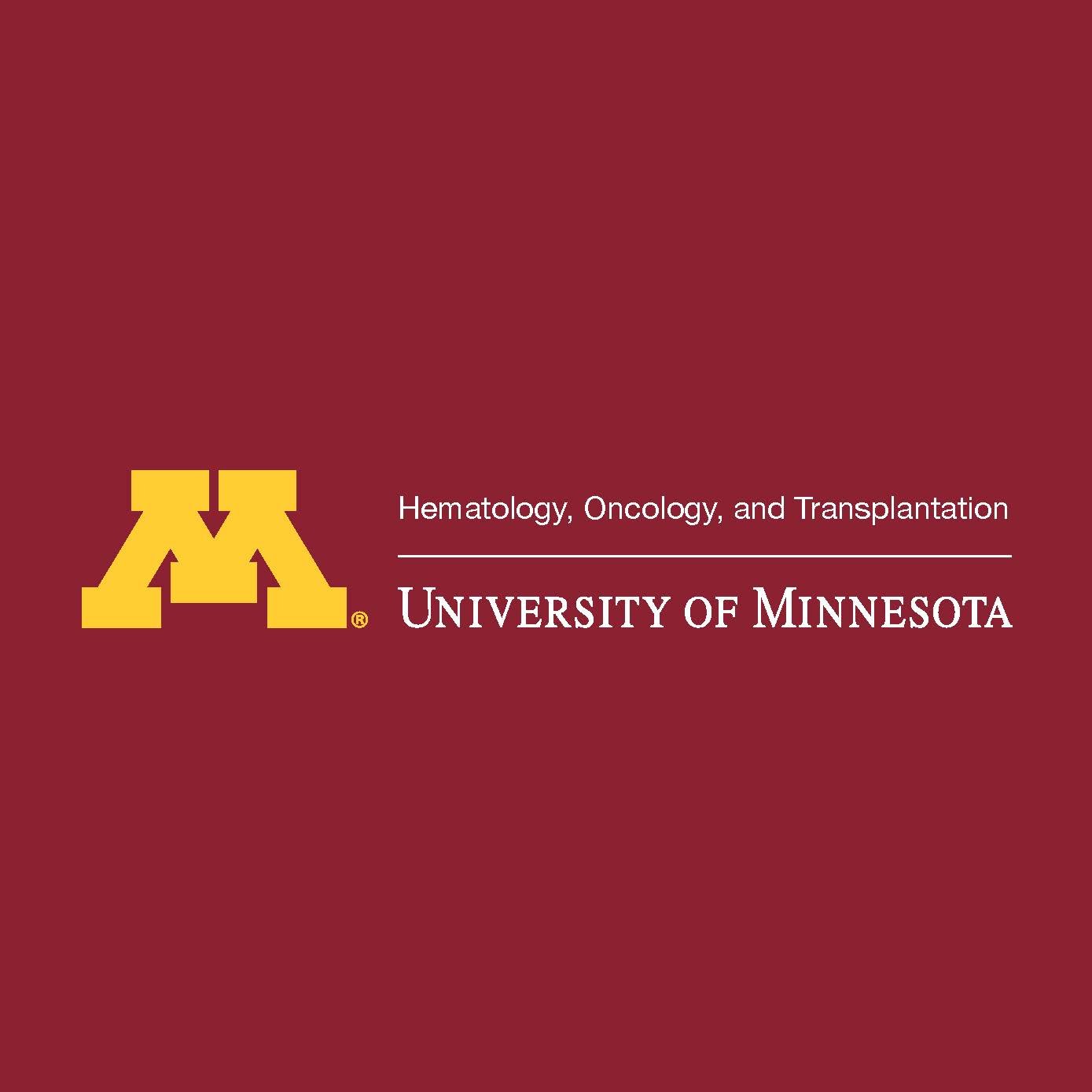 The official twitter page for the University of Minnesota Department of Medicine: Hematology, Oncology and Transplantation Division, partner of @UMNCancer