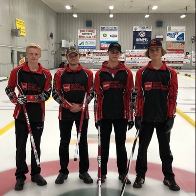 Junior Men’s Curling Team. Skip Thomas Titchkosky, Third Rylan Didkowski, Second Kelby Carson, Lead Owen Storey