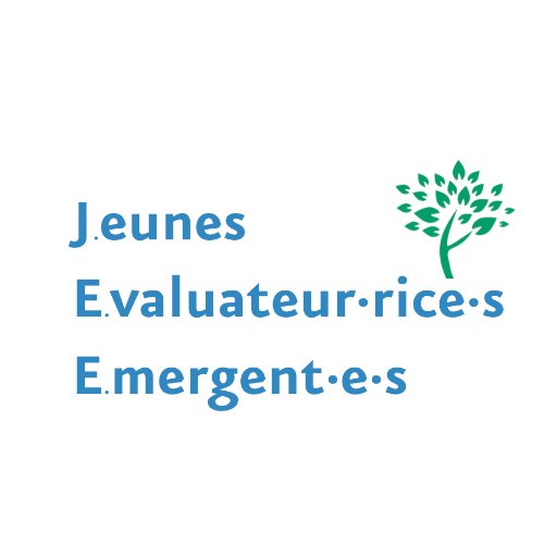 JEEunes - Jeunes Évaluateurs·rices Émergent·e·s -  Groupe de travail de la @SFEvaluation - 
Contact : jeunes.sfe@gmail.com
Young&emerging evaluators in France