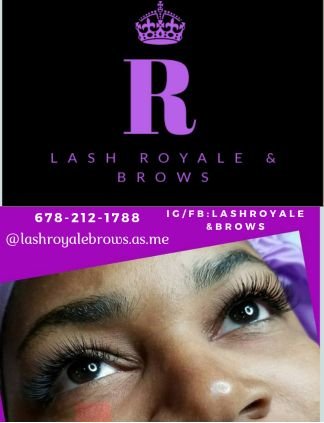 Lash Royale&Brows
Specializing in all Lash Services&Training:
Mink/Volume
Individual
Colored Lashes
Lash Lift& Tint
Training(group/private
678-212-1788