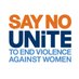 Say NO - UNiTE (@SayNO_UNiTE) Twitter profile photo