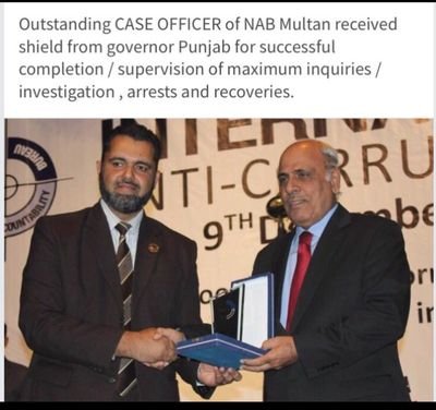 MS(HRM),LLB,F.L.M.I(USA),D.H.M.S
X-Add.Director NAB
Discented 4 Right of Public,was victimised & discriminated by X Cn NAB Qamar Zaman & Int officers in Courts