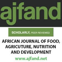 African Journal of Food,Agriculture,Nutrition& Dev(@AjfandOnline) 's Twitter Profile Photo