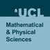 UCL Mathematical & Physical Sciences (@uclmaps) Twitter profile photo