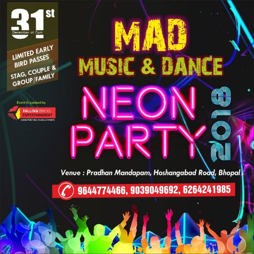 The best theme ( Glow NEON) and conceptual party of the Town .
This time we have much more In every sense