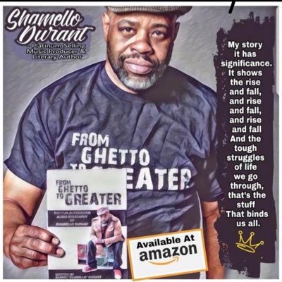 Author:From Ghetto To Greater Multi-Platinum Producer: BBD,Busta,Petey Pablo etc.,Prod. Mgmt(tv&film),Co-Founded Producers Coalition of America #510Family