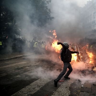 HEURE par HEURE - La carte de France des violences dans l'hexagone.