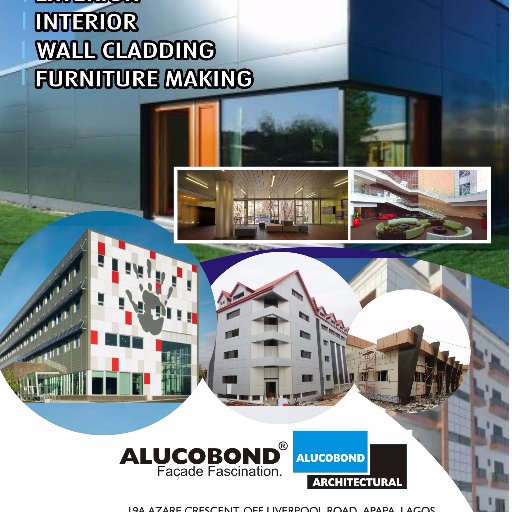 Alucobond is a dealer and installer specialized in aluminum composite panels in Nigeria. We are located in Lagos Nigeria.