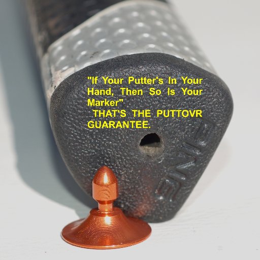 I invented golf ball marker fits all putters worldwide.
