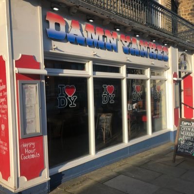 The Damn Yankee, Harrogate's only American Diner Est.1972 for great homemade burgers, steaks, ribs, shakes and more! Open Tues to Sun