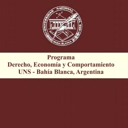 Cuenta del Programa de Derecho, Economía y Comportamiento de la Universidad Nacional del Sur, Bahía Blanca.