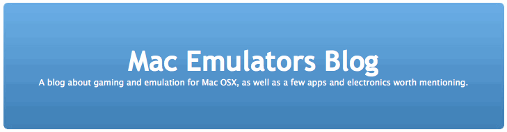 A blog about gaming and emulation for the Mac OSX.