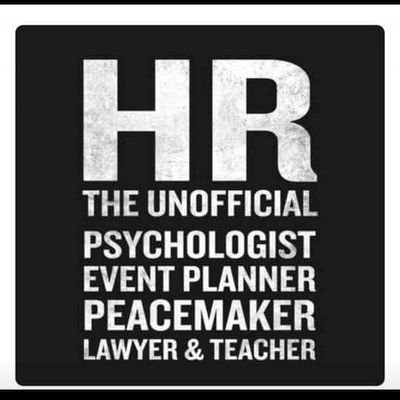 HR. BoomerSooner. EmploymentLaw. My opinion is that of my own correct opinion 💙 Just a simple HR lady trying to make a difference in the world. 🌊