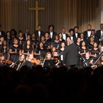 Dillard University’s Concert Choir🎼 We spread music under the direction of the esteemed Dr. S. Carver Davenport!