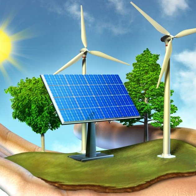 الطاقة النظيفة هي طاقة نحصل عليها من مصادر طبيعية كالشمس او الرياح او الماء او النار .