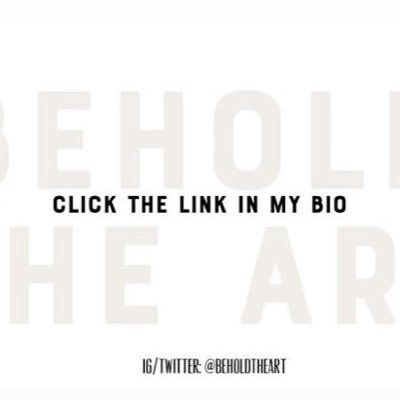 BeholdtheArt's profile picture. Online gallery and blog for Black visual artists🎨 DMs are for business only, thanks|Send submissions to beholdtheart@gmail.com |#beholdtheart| IG: beholdtheart