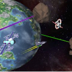 Orbital Crisis : free TowerDefense game on Android.
Build defenses around your planet and control your fleet to destroy incoming asteroids and enemies.