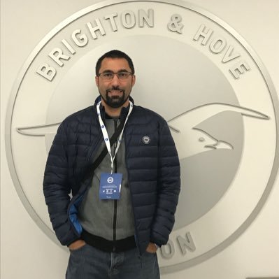 Season ticket holder at Brighton and Hove Albion.