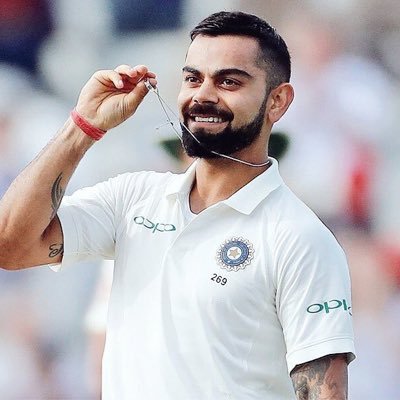 Surana9Naveen's profile picture. Nobody runs harder than Kohli. Nobody bats with the tail like Kohli. No one dominates an arena like Kohli❤️ Test Cricket Lover😎 “Consistency Means Virat Kohli”