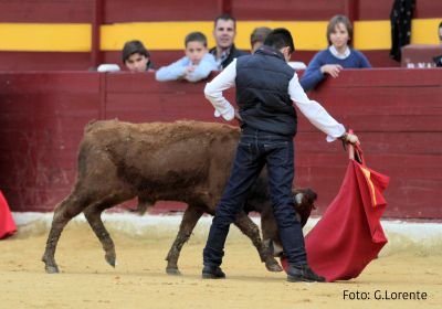 Alguno de la escuela de tauromaquia de la región de Murcia.
Montador de caballos