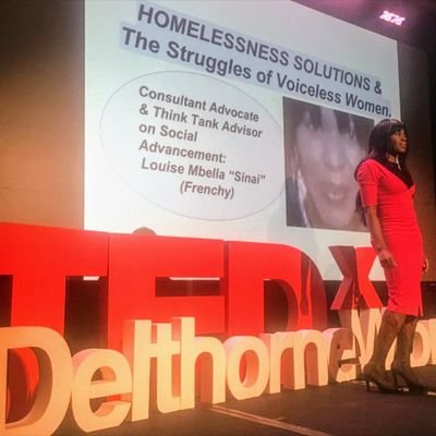 TEDX SPEAKER - Consultant Advocate, DWAC Former Co-chair/Secretary & Think Tank on Homelessness Solutions and Social Advancement Globally. 
(Views are my own.)