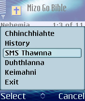 Mizo Go Bible hi Java™ ME app a ni a, Android device-a hman theih tura her rem a ni. @KhampatMedia hmalâkna a ni.

#NiTinChang kan pechhuak tel bawk.