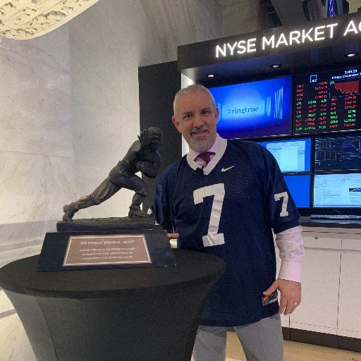 Former Nittany Lion Heisman Trophy Winner, Music Lover, @NYSE Sr. Market Strategist
Opinions and bad humor my own.