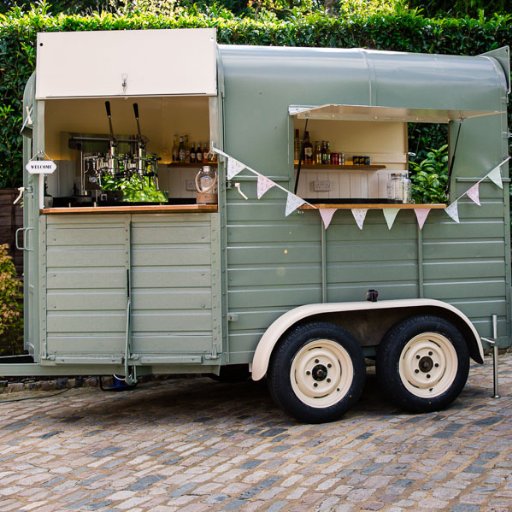 Mobile Bar - Lovingly converted 1970’s “Rice” double horse trailer for #Weddings, #CorporateEvents or Private #Events #MobileBar