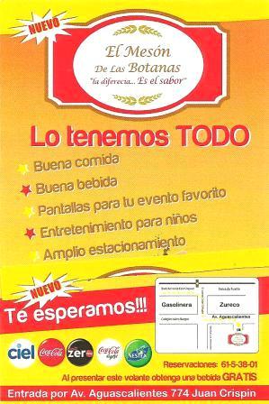 Localizados en Ave. Aguascalientes #744 Col. Plan de Ayala en Juan Crispin a espaldas de el salon de Fiestas Quinta Los Helechos .
Reserva al 961-20-40-442