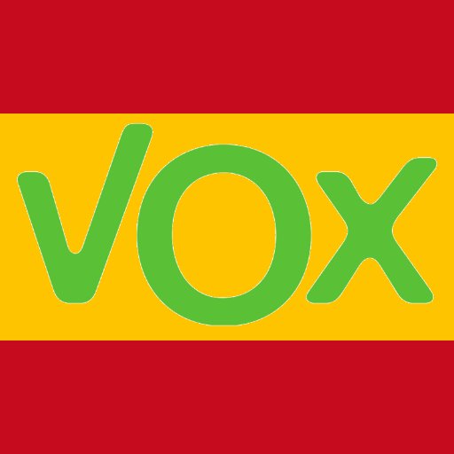 En apoyo a VOX.